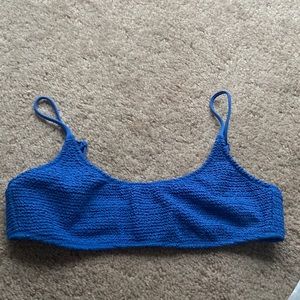 blue california tank bikini top